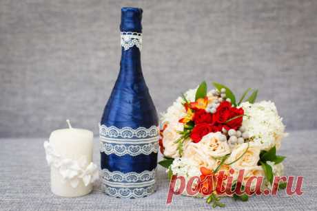 Декор для бутылки