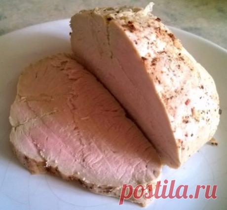 (+3) Буженина из индейки вареная. Сохраняем все соки в мясе.