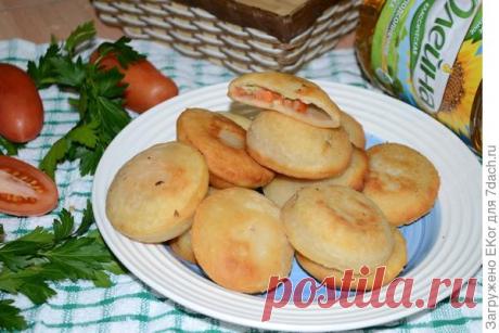 Пирожки-бомбочки с начинкой