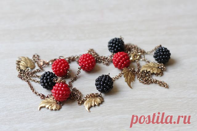 on my honor...: DIY: Berry Lovely Necklace