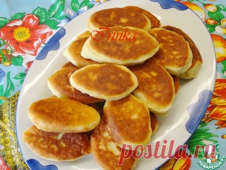 Пирожки с яблоками из творожного теста Кулинарный рецепт