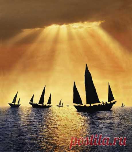 &quot;Afternoon Glory&quot;, by Ho Fan | Silhouettes