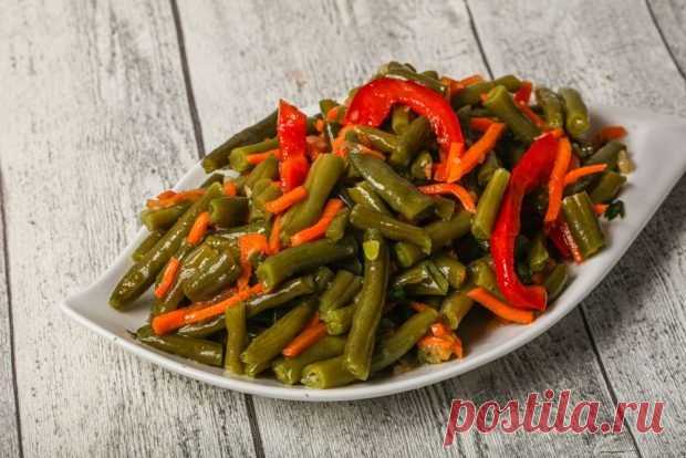 Салат из стручковой фасоли на зиму — Сад Заготовка