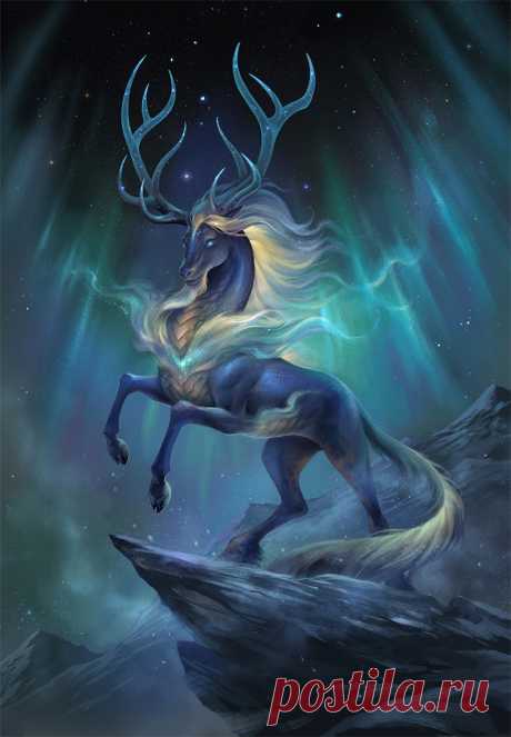 Aurora Kirin by sandara on DeviantArt