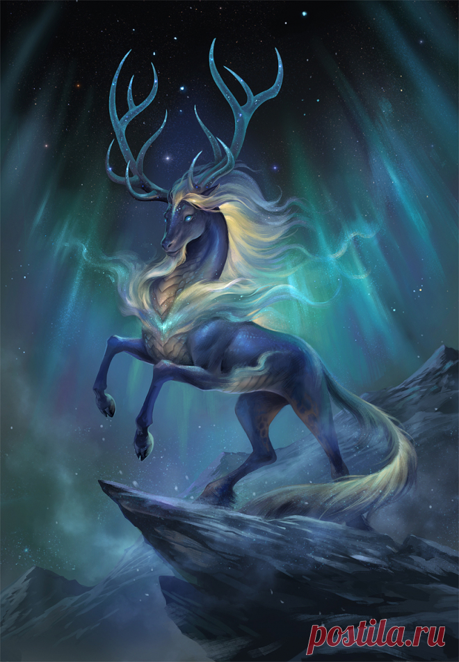 Aurora Kirin by sandara on DeviantArt