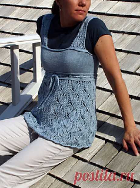 Ravelry: Dayflower Camisole or Dress pattern by Angela Hahn