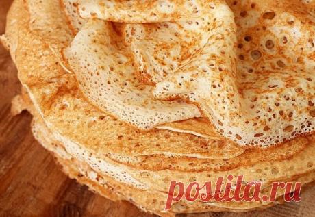 Кружевные, тонкие и очень вкусные блинчики на кефире | Рекомендательная система Пульс Mail.ru