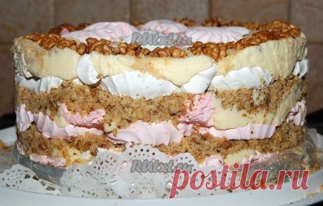 Торт из зефира (без выпечки).