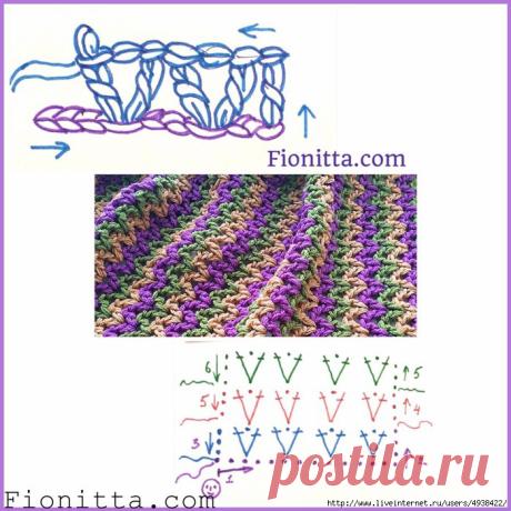 Мой V-стежок. Мастер-класс от Фионитты.