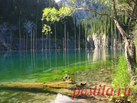 Озеро Каинды на карте, фото отчет, видео, описание как добраться