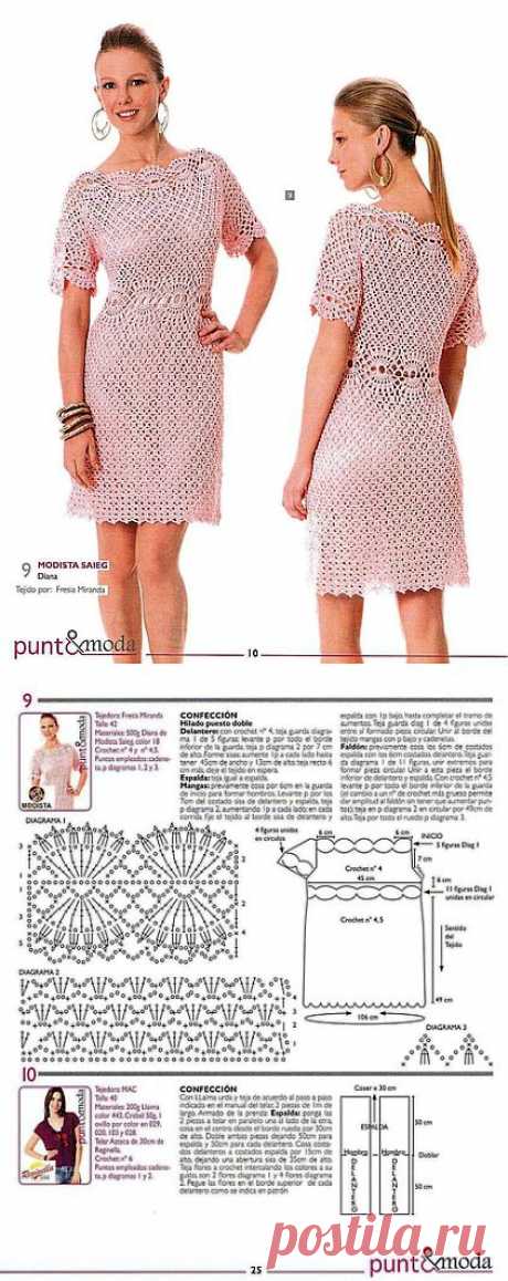 розовое платье