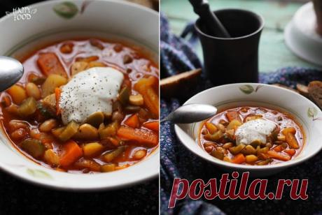 Суп вегетарианский аля "рассольник" - HAPPYFOOD