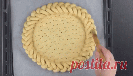 Красивая основа для пирога 🥨 Замечательная идея!