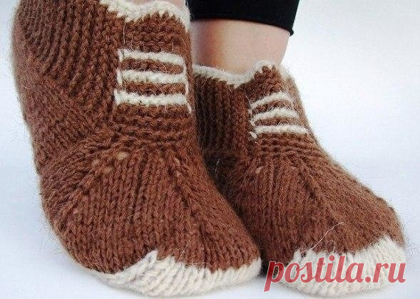 Как связать тапочки от ETSY