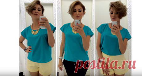 Всем привет, с вами Неля Мазгарова. В этом мастер-классе я научу вас шить базовую блузку, которая должна быть у каждой девушки. Выкройка блузки Как всегда мы начинаем с...