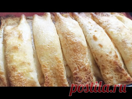 Налисники с творогом,запеченные в духовке.Вкусные,нежные,тонкие.