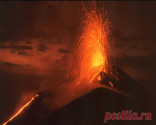 Вулкан в Гватемале