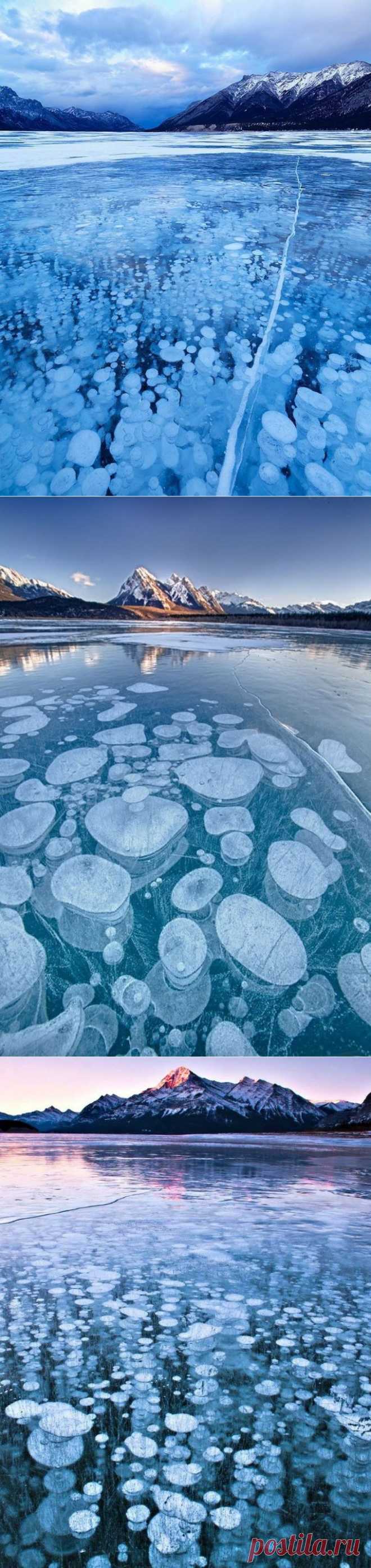 Озеро Авраам: смесь воды и метана