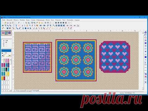 Программа Cross Stitch Professional Platinum — работа с текстурами, создание своей библиотечной текстуры и мотива