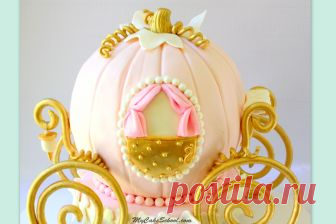 Cinderella Carriage Cake- Video Tutorial Elegant Cinderella Carriage Cake Video Tutorial by MyCakeSchool.com! Member Cake Video Tutorial section. Perfect for princess parties and fairytale themes!