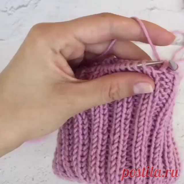 МК-видео вязание в Instagram: «Как сделать подворот у шапки, свитера, кулиски... Repost @ne_babushka by @media.repost: Близится календарная осень, а там и холода не за…»