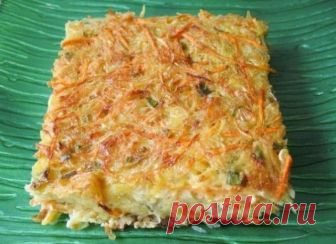 Овощной кугель-безумно вкуснo, быстро и легко