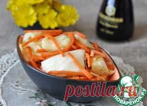 Закуска из капусты с морковью по-корейски - кулинарный рецепт