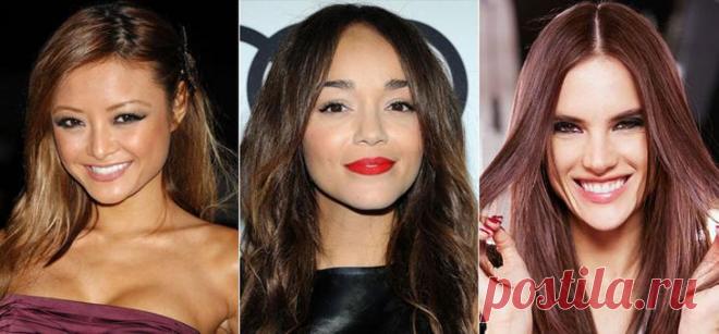 Цвет волос для карих глаз: ищем удачное сочетание