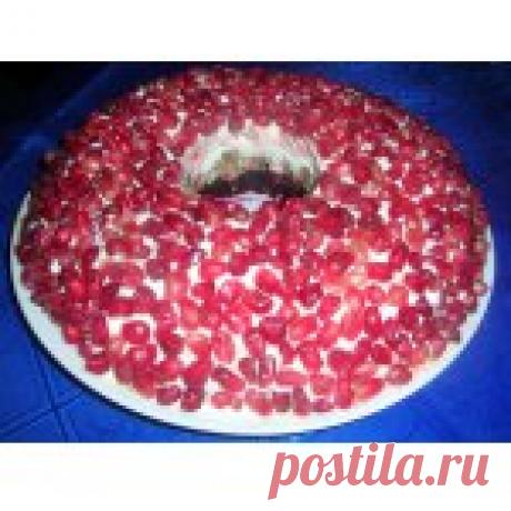 Салат "Гранатовый браслет" Кулинарный рецепт