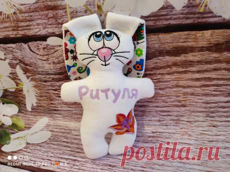 Купить именной зайка ручной работы у мастера без наценок | DIY Рукоделие - Игрушки, куклы