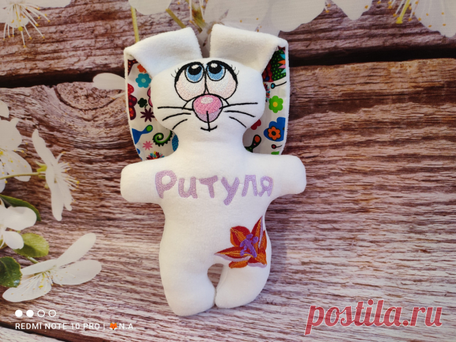 Купить именной зайка ручной работы у мастера без наценок | DIY Рукоделие - Игрушки, куклы