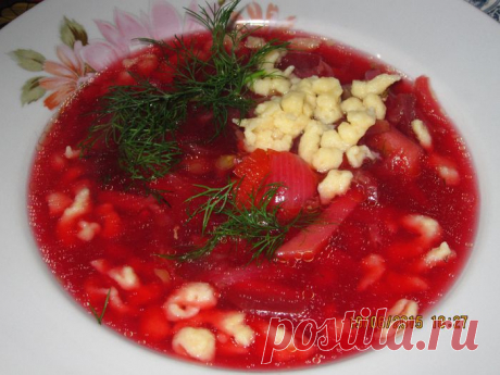 Борщ&quot;Ямщик &quot; с клёцками