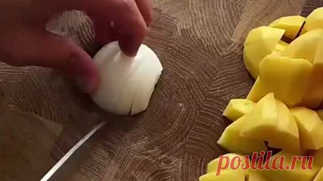 УЖИН В СЪЕДОБНОМ ГОРШОЧКЕ (рецепт под видео)