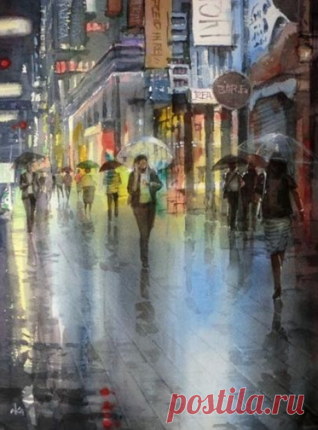 “Утренние акварели“ Художник Takashi Akasaka