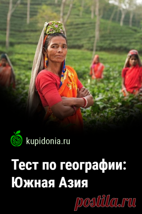 Тест по географии: Южная Азия. Проверочный географический тест о Южной Азии. География, школьная программа. Пройдите тест на сайте и проверьте свои знания!