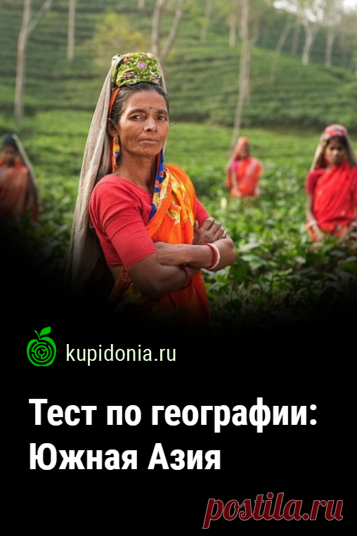 Тест по географии: Южная Азия. Проверочный географический тест о Южной Азии. География, школьная программа. Пройдите тест на сайте и проверьте свои знания!