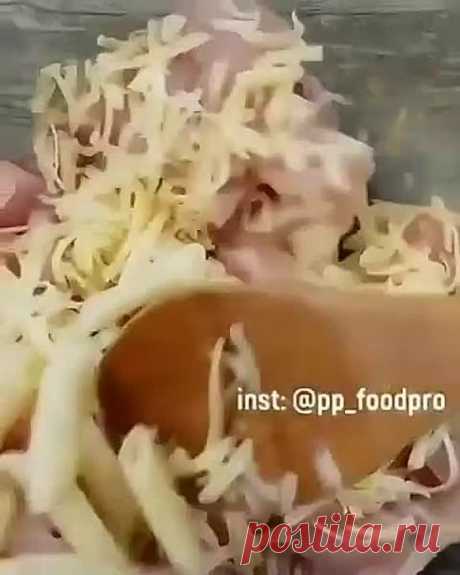 Запеканка с макаронами и куриным филе в грибах   ( рецепт )