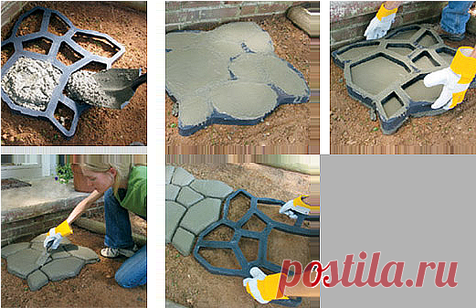 Дорожка для дачи. Красивый дизайн своими руками!