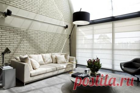 Кирпичная кладка как элемент дизайна интерьера — Роскошь и уют