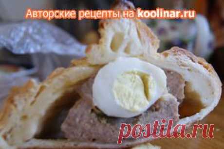 Мясной рулет в тесте. Рецепт c фото, мы подскажем, как приготовить!