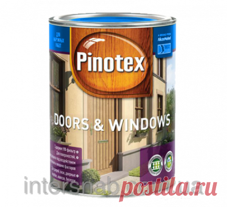 Pinotex Doors & Windows 1л, тиковое дерево: продажа, цена в Харькове. лаки от ""ИНТЕРСНАБ - 2010":Материалы для строительства и ремонта" - 173402355