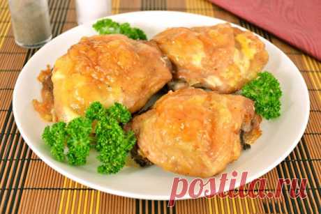 Куриные бедрышки фаршированные сыром и чесноком — Домашний уют
