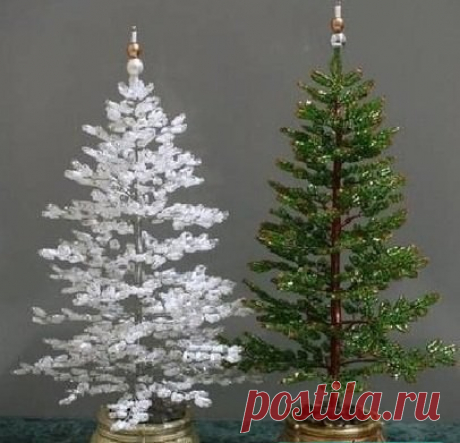 Ёлочки из бисера