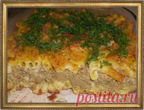 МАКАРОННИК С ПЕЧЕНЬЮ