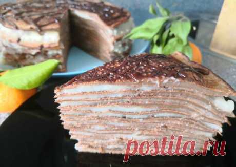 Блинный пп торт - пошаговый рецепт с фото. Автор рецепта Васёна Васёна . - Cookpad