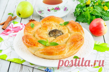 Закрытый пирог с яблоками из дрожжевого теста рецепт с фото пошагово - 1000.menu