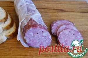 Колбаса в оболочке из пергамента - кулинарный рецепт