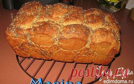 Обезьяний картофельный хлеб с травками и чесноком в хлебопечке | Кулинарные рецепты от «Едим дома!»