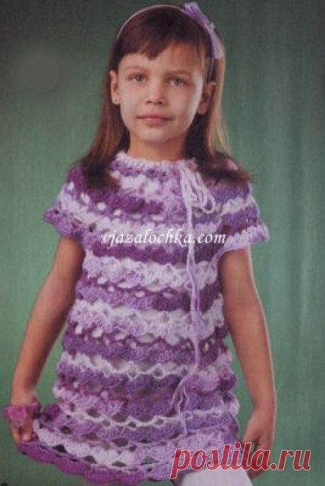 Ажурное платье для девочки
