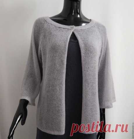 Купить Жакетик из кид-мохера - кардиган, кардиган вязаный, кардиган женский, кардиган купить